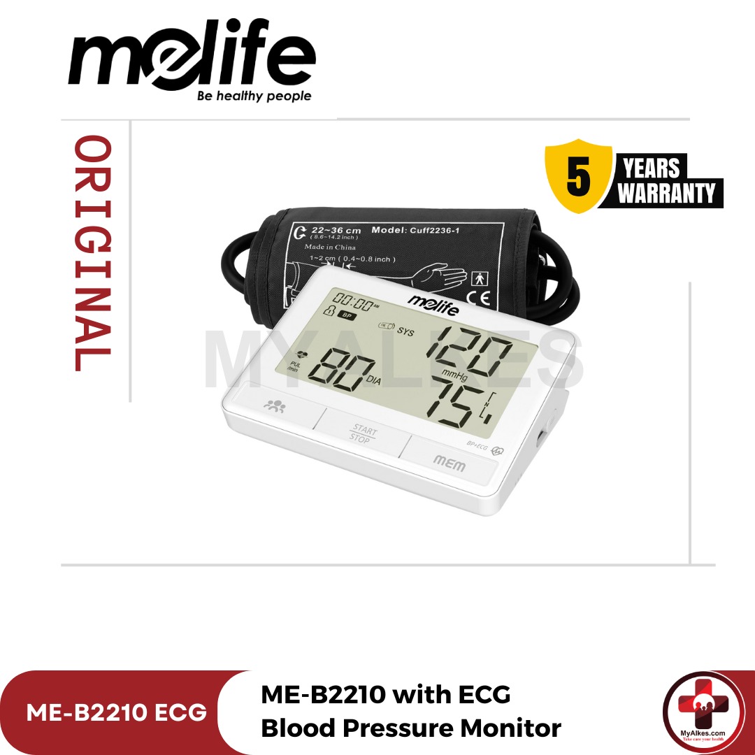 Melife Blood Pressure Monitor ME-B2210 Tensimeter Digital with ECG