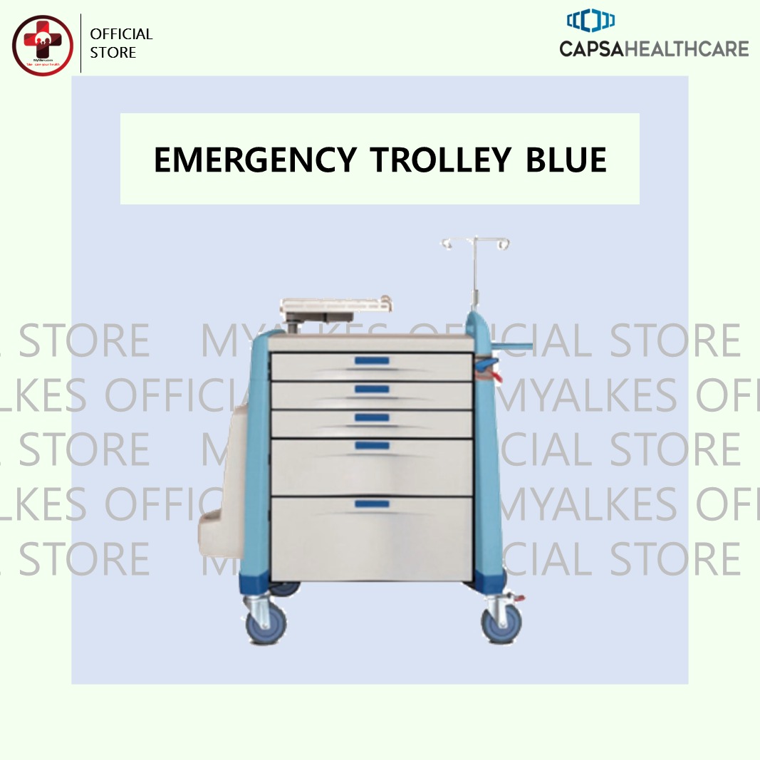 Emergency Trolley Blue - Avalo Capsa
