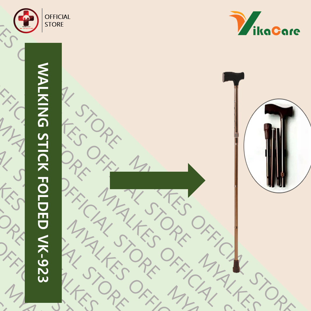 Tongkat Jalan / Folding Walking Stick / Alat Bantu Jalan VK-923