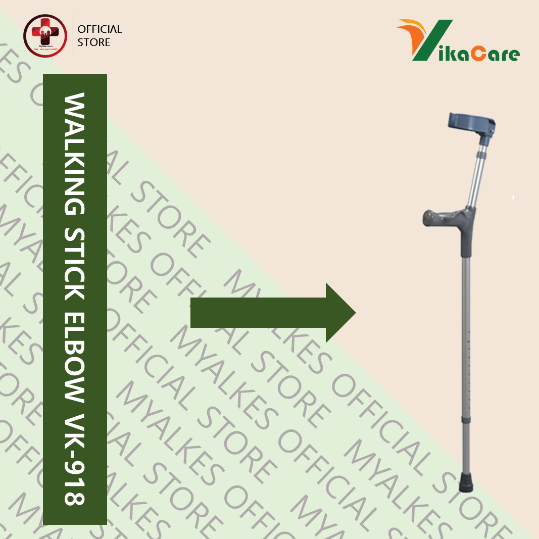 Tongkat Bantu Jalan Siku / Walking Stick Elbow Vikacare VK-918