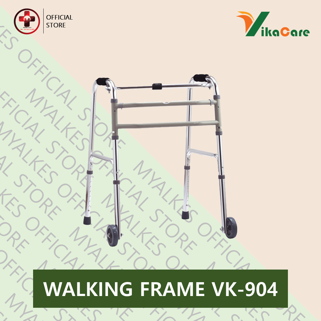 Alat Bantu Jalan/Walking Frame Dengan Roda Vikacare VK-904