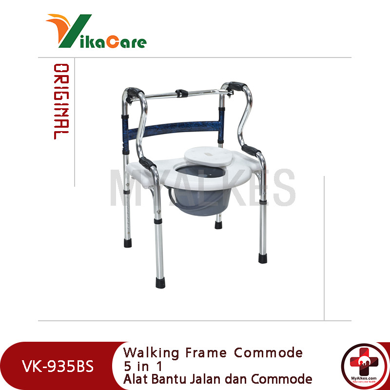 Commode Chair Shower Walker 5 in 1 / Alat Bantu BAB dan Mandi VK-935BS