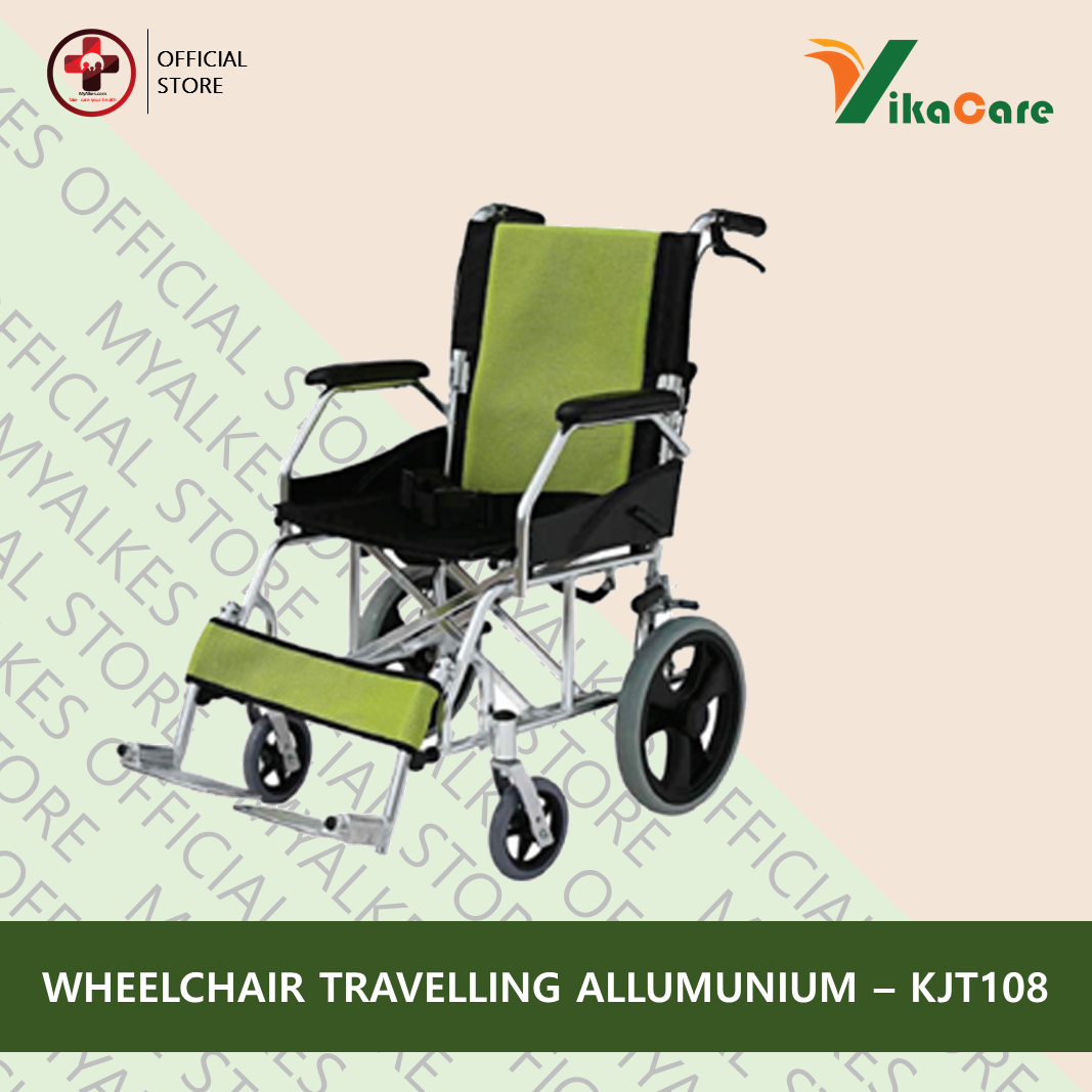Kursi Roda Travelling Allumunium, Vikacare -KJT108
