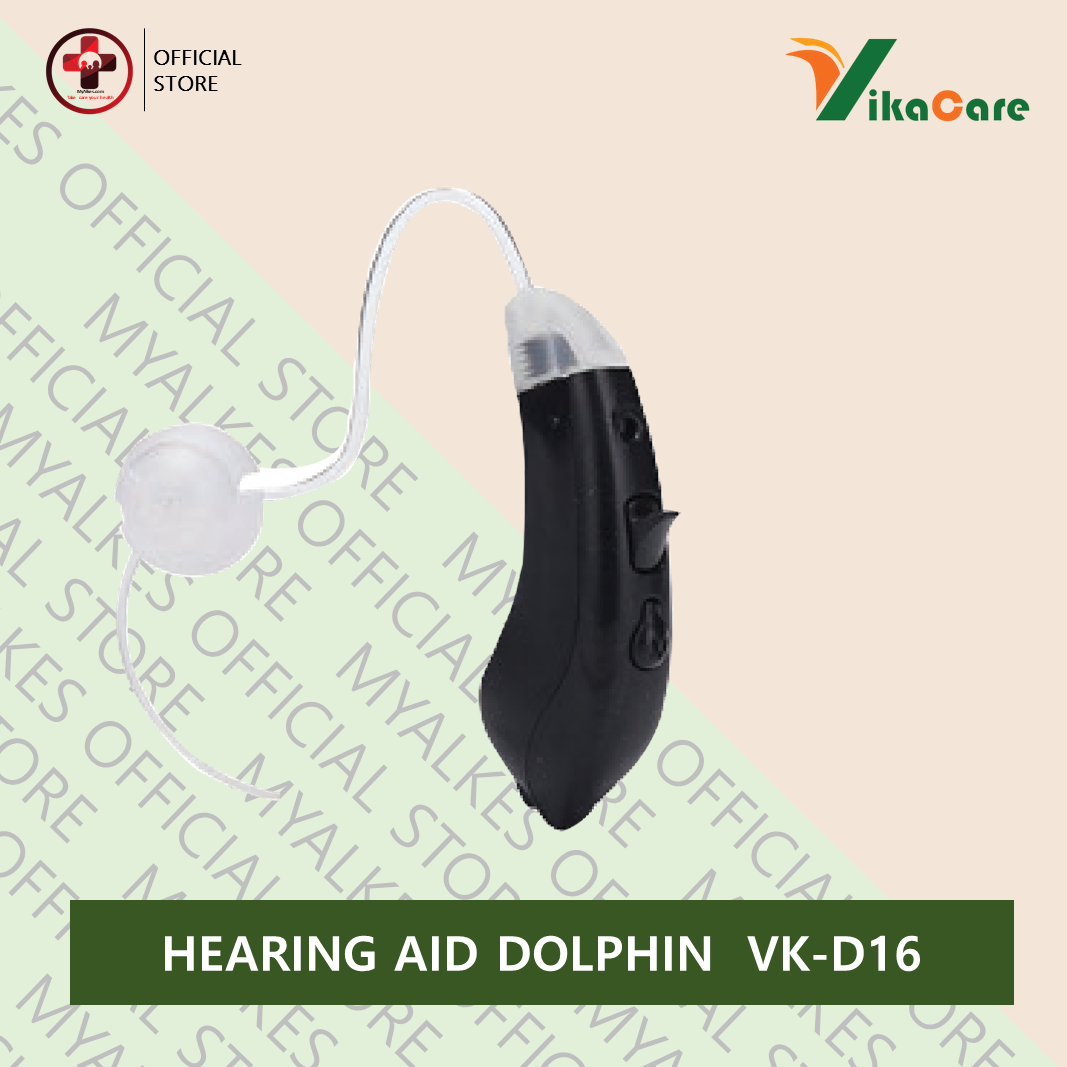 Alat Bantu Dengar / Hearing Aid Dolphin Exclusive Vikacare VK-D16