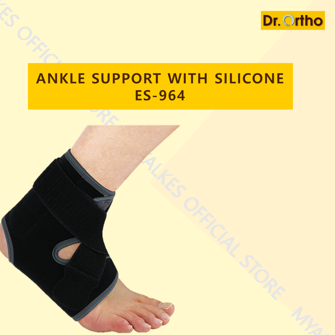 Deker Penyangga Tumit Dr. Ortho ES-964 Ankle Support with Silicone