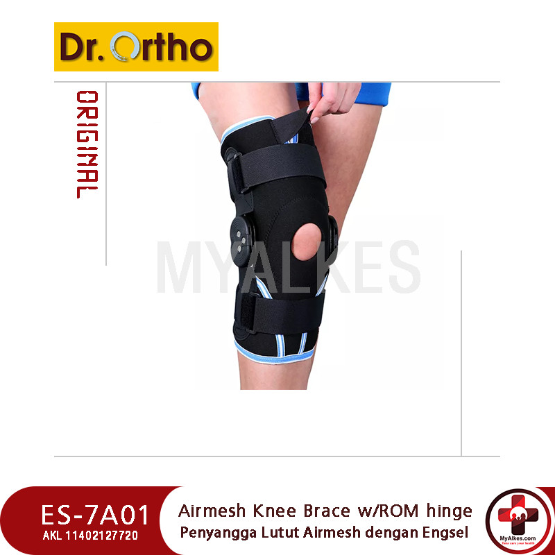Knee Brace Open Patella ROM Hinge Dr. Ortho ES-7A01
