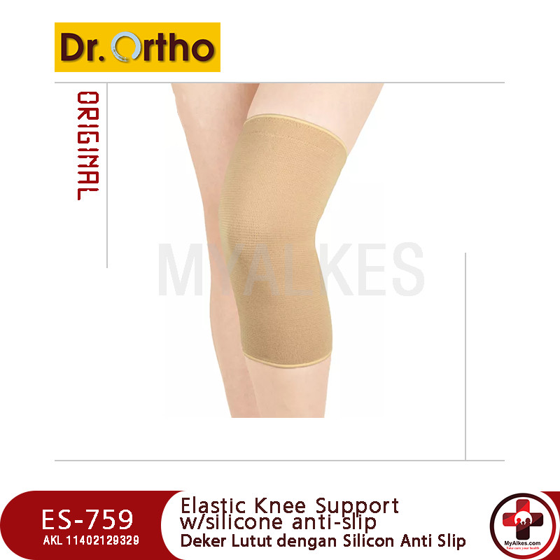 Dr.ortho ES-759 Elastic Knee Support with Silicone Anti Slip