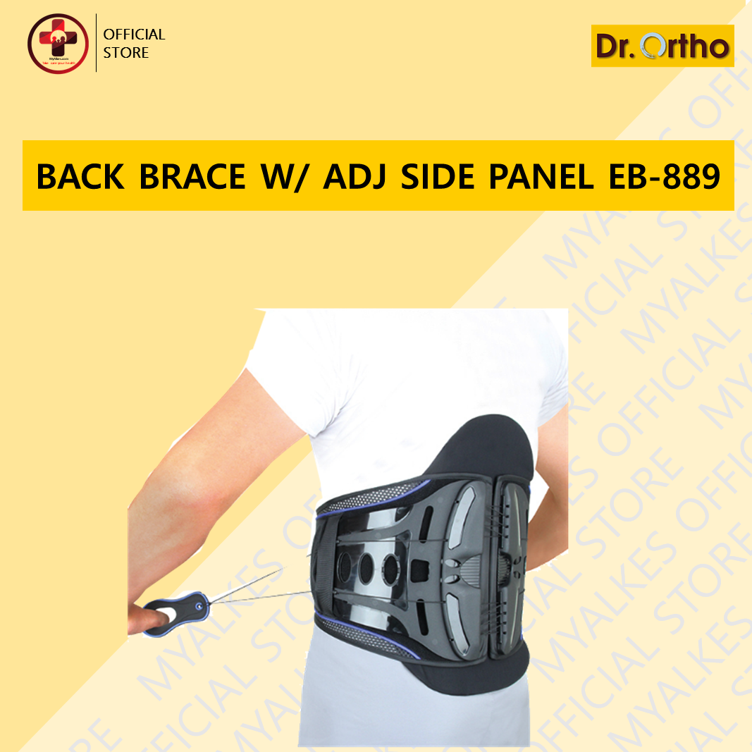 Korset Punggung / Back Brace w/ Adj Side Panel Dr Ortho EB-889