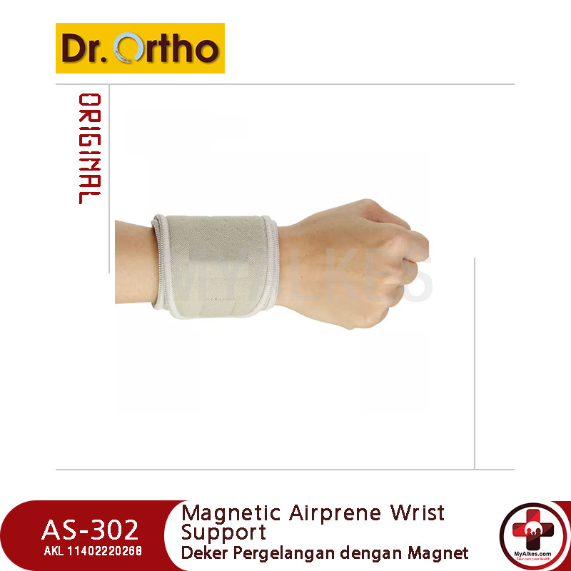 Deker Pergelangan Tangan / Wrist Magnetic Support Dr. Ortho AS-302