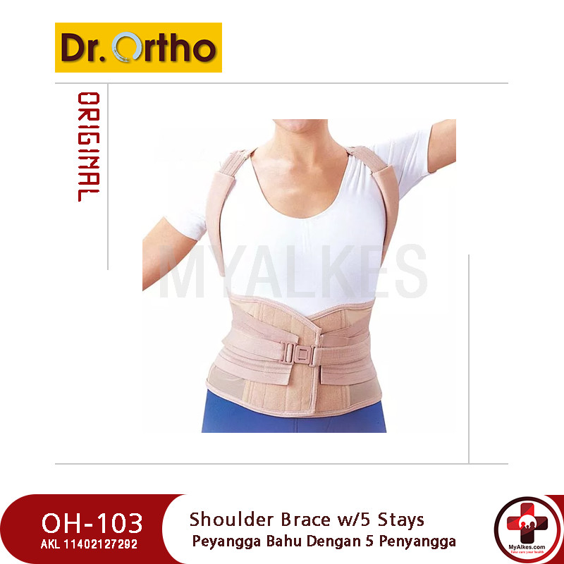 Penyangga Bahu / Shouder Brace w/5 Stays Dr Ortho OH-103