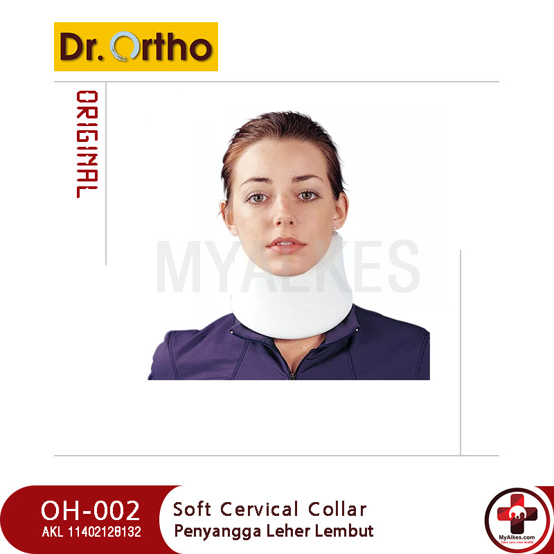 Penyangga Leher Kaku Dewasa / Rigid Cervical Coral Dr Ortho OH-001