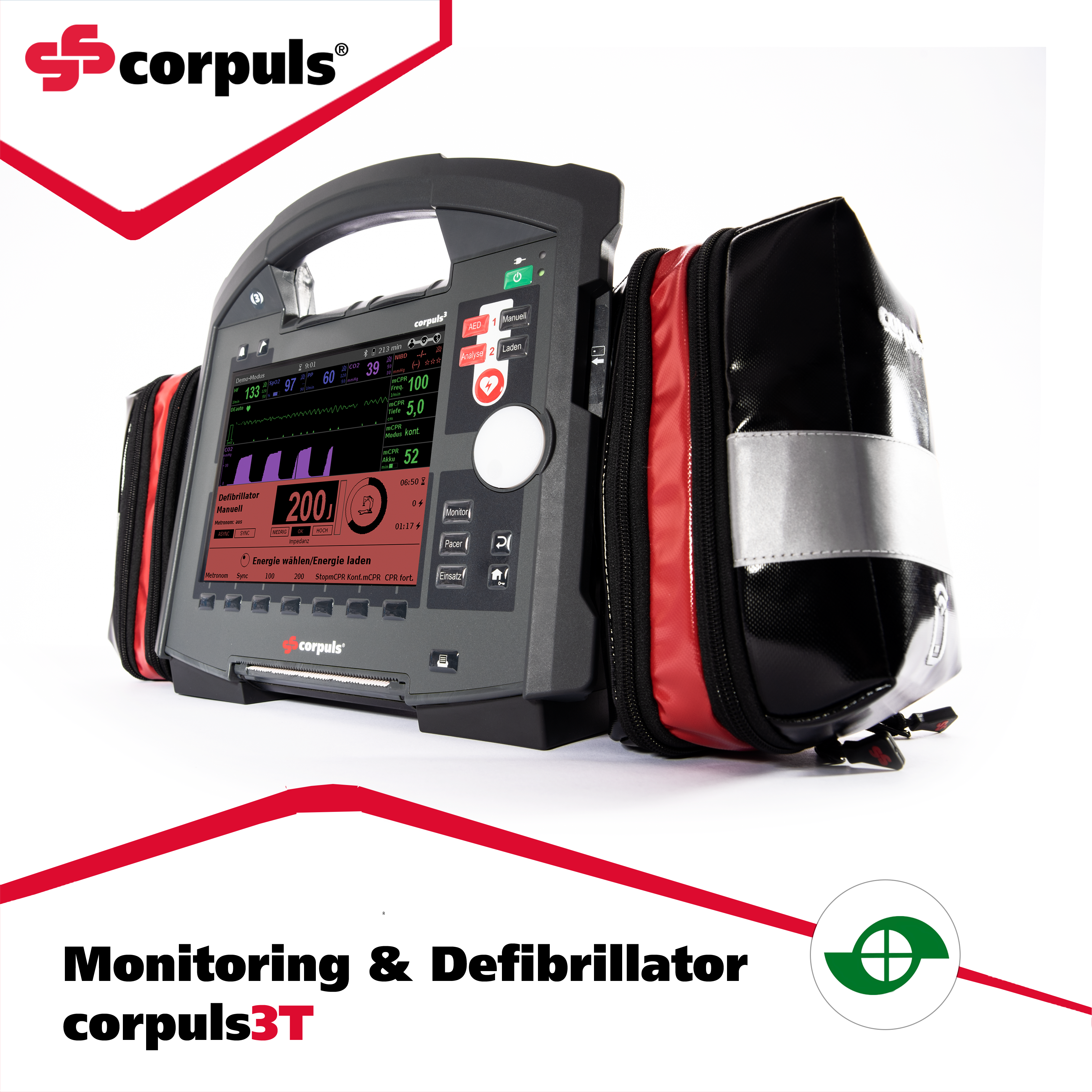 corpuls3Touch Defibrillator Monitoring